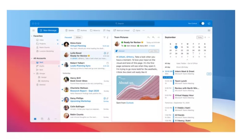 New web-based Outlook app for Windows and Mac by Microsoft