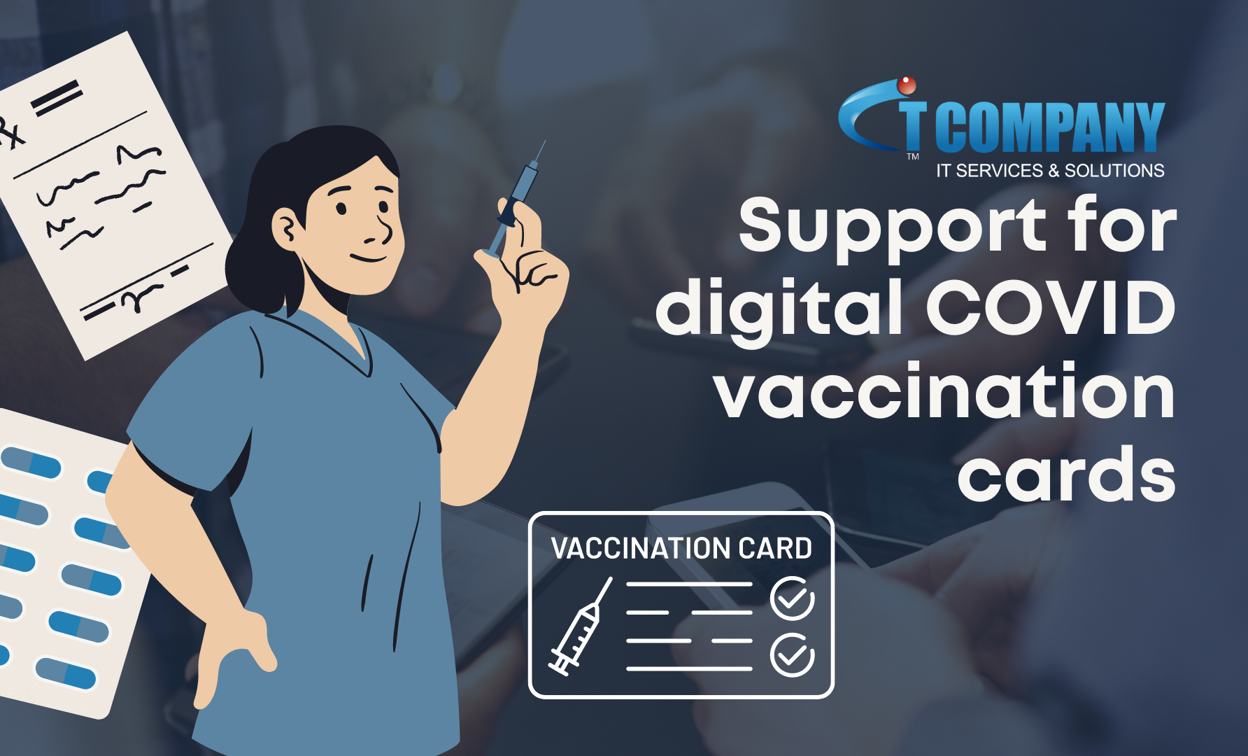 Support for digital COVID vaccination cards is being built onto Android by Google