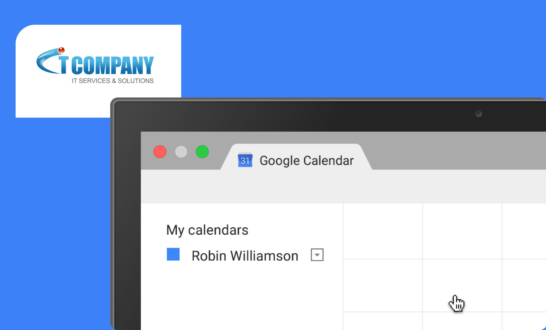 Meetings may be shown on your Google Calendar to illustrate how much of your time is taken up by them