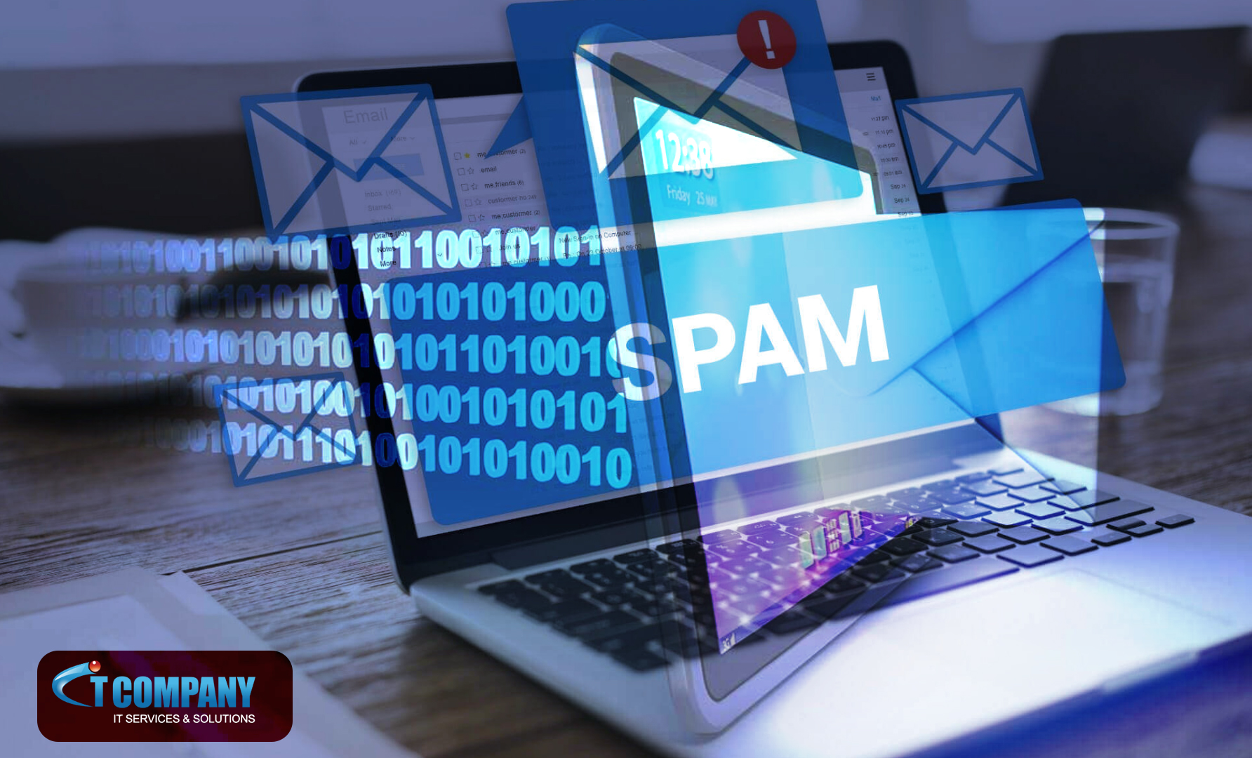 A large portion of your work emails are simply spam