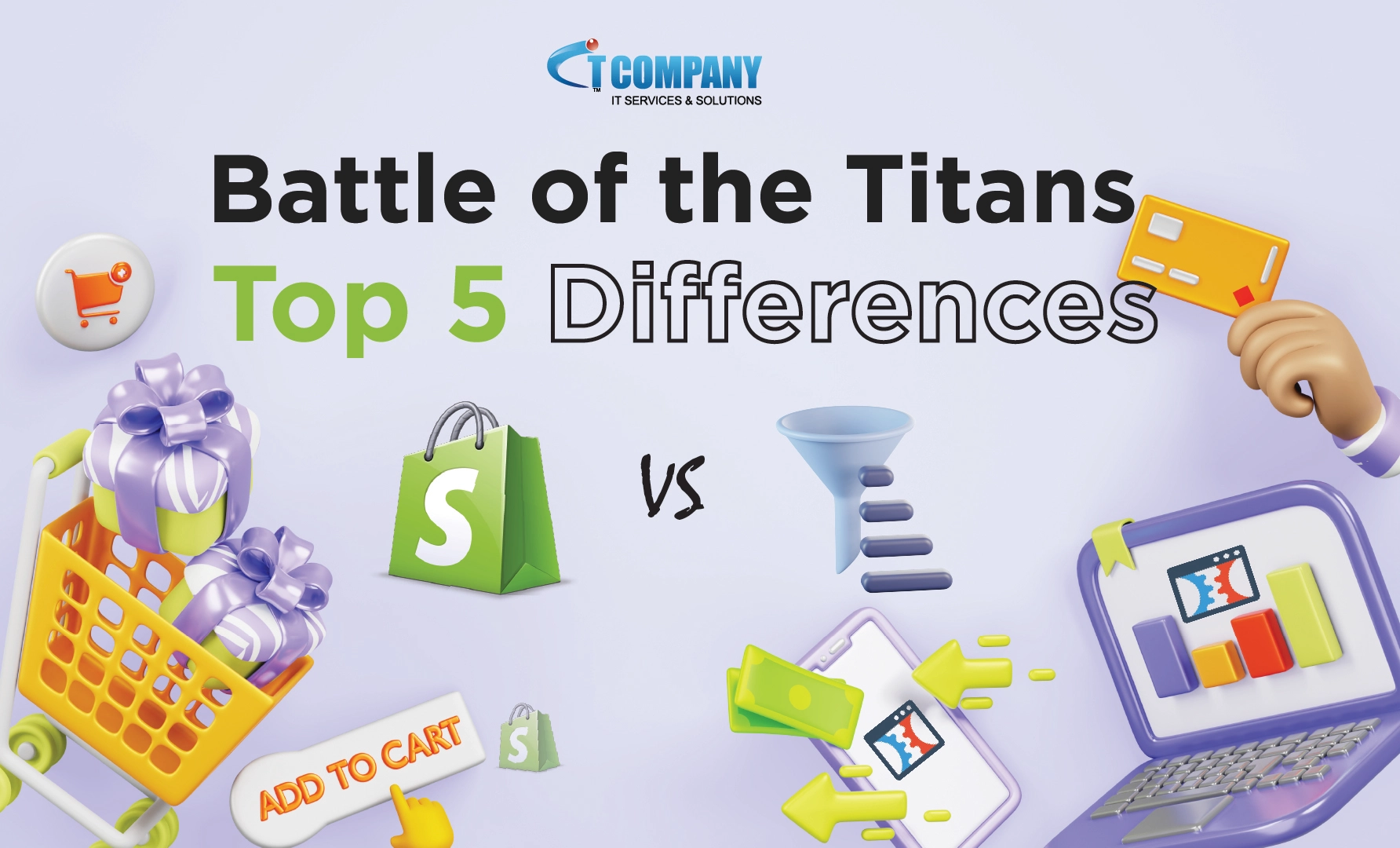 Battle of the Titans: ClickFunnels vs Shopify – Top 5 Differences