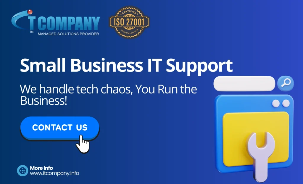 Contact us for remote it support for small business