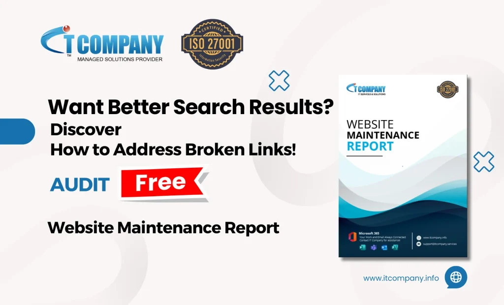 free website maintenance report