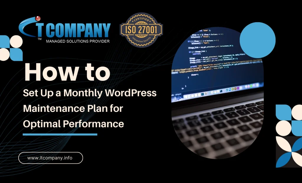 how to make wordpress maintenance plan