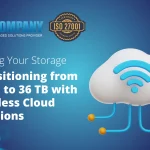 Transitioning from 12TB storage to 36TB storage wireless connected cloud