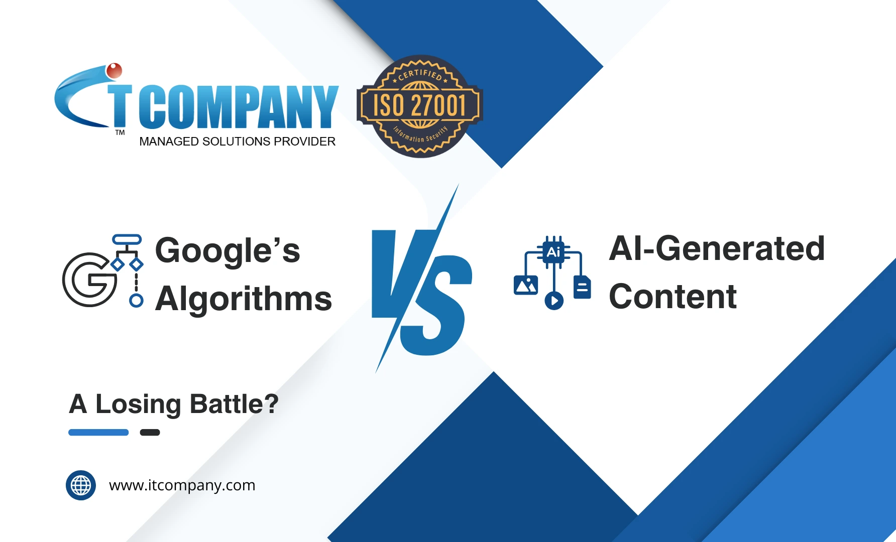 Google’s Algorithms vs. AI-Generated Content: A Losing Battle?