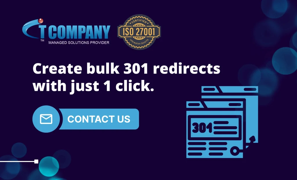 create bulk 301 redirects